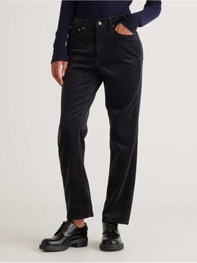 Quince Organic Stretch Corduroy Straight Leg Pants